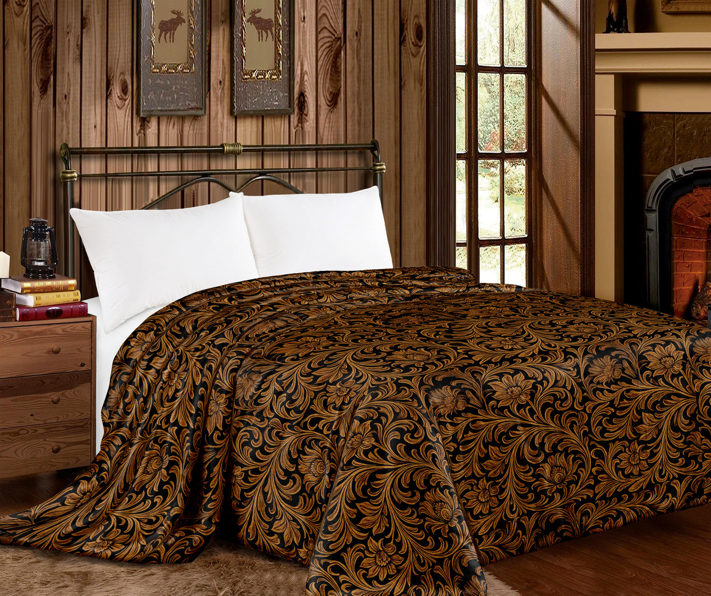 π€ Western Printed King Size Blanket β Super Soft & Cozy π€