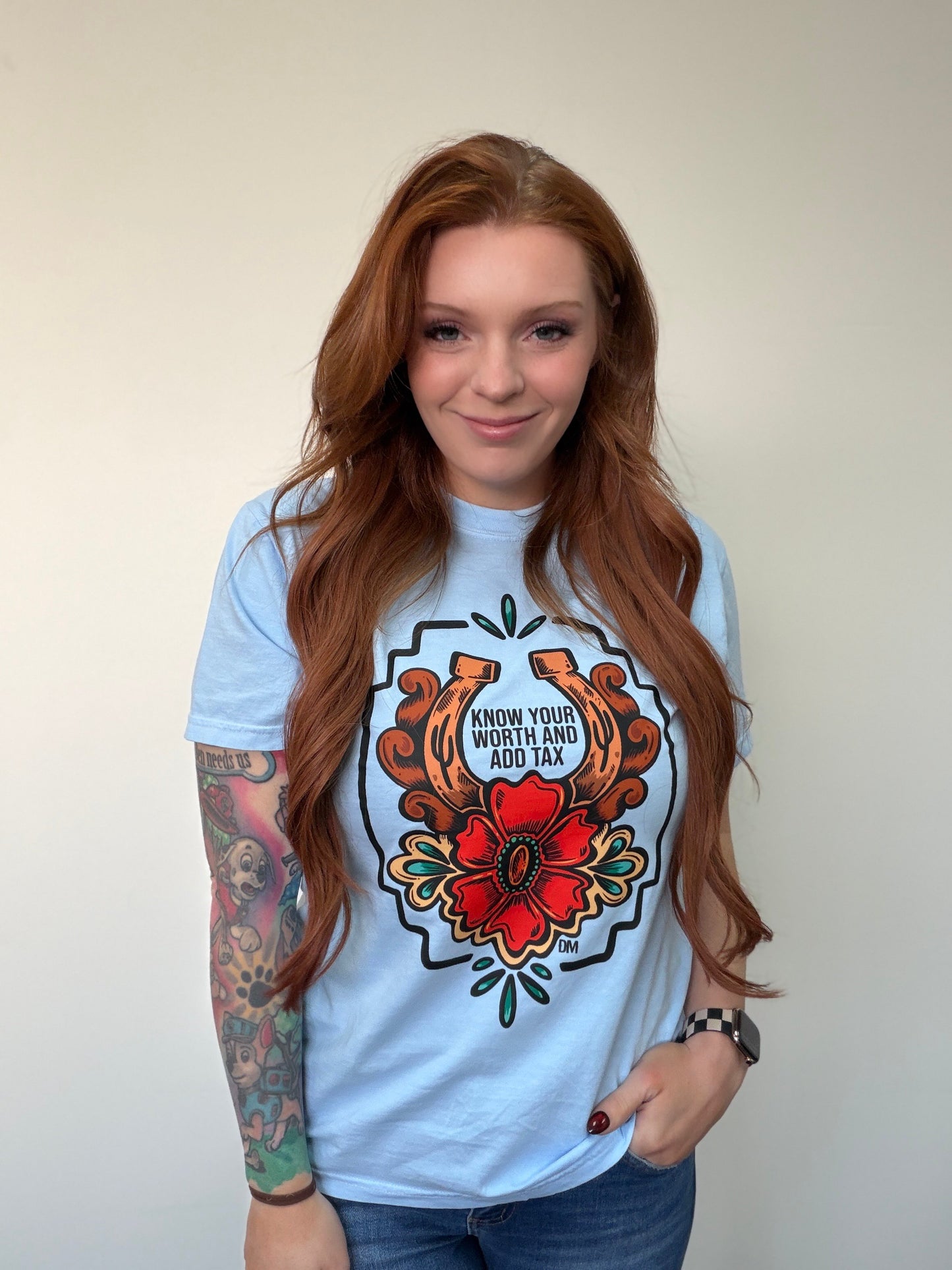 Know Your Worth Comfort Colors Tee