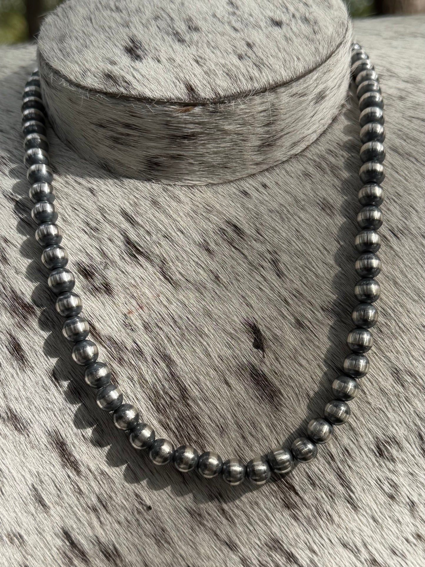 8 MM 20 Inch Machine Made Pearl Necklace