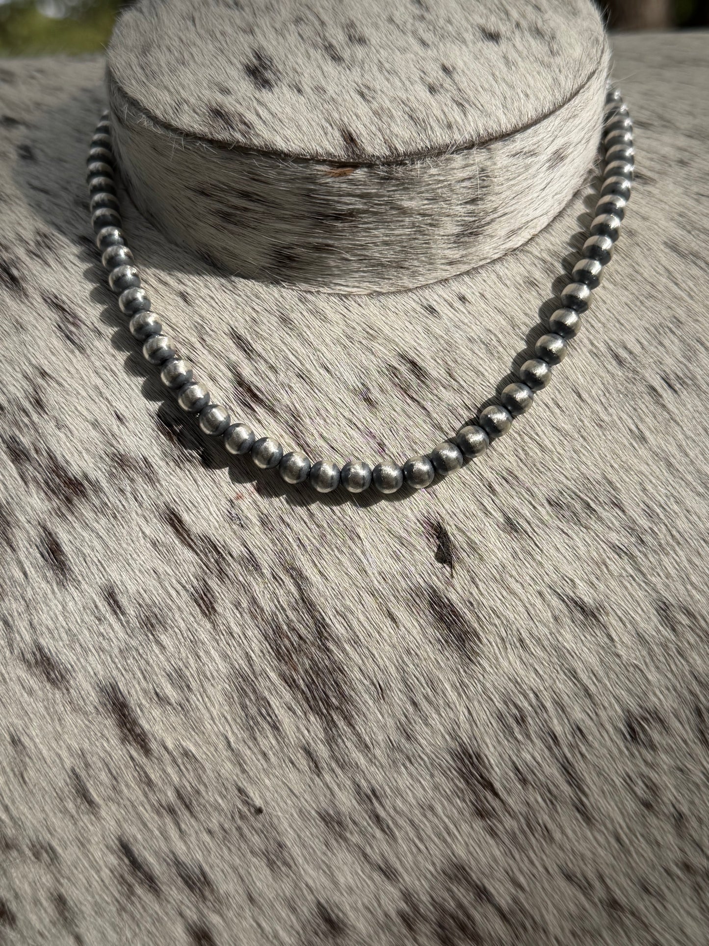 6MM 16 Inch Machine Made Pearl Necklace