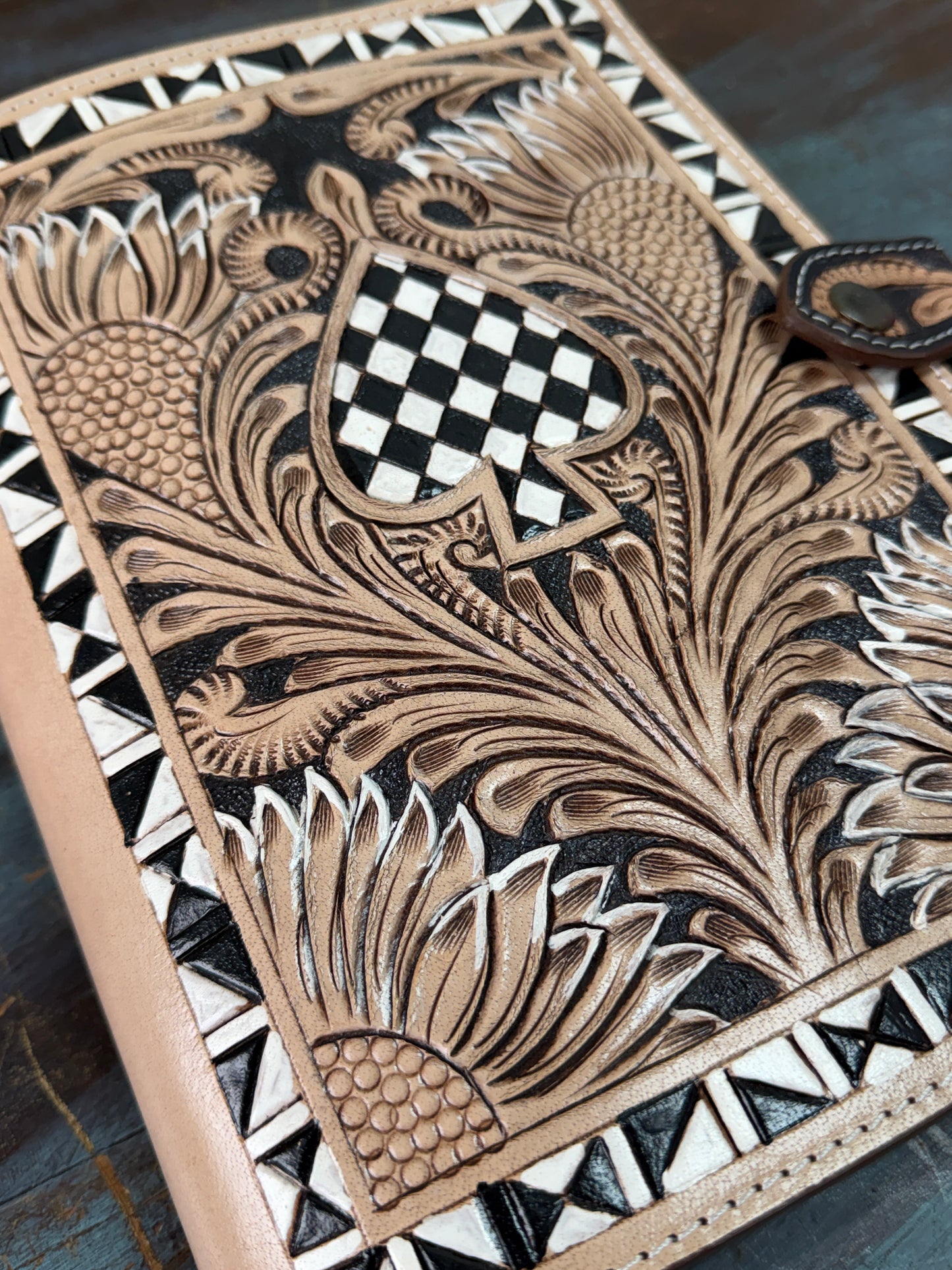 Leather Tooled Bible Cover