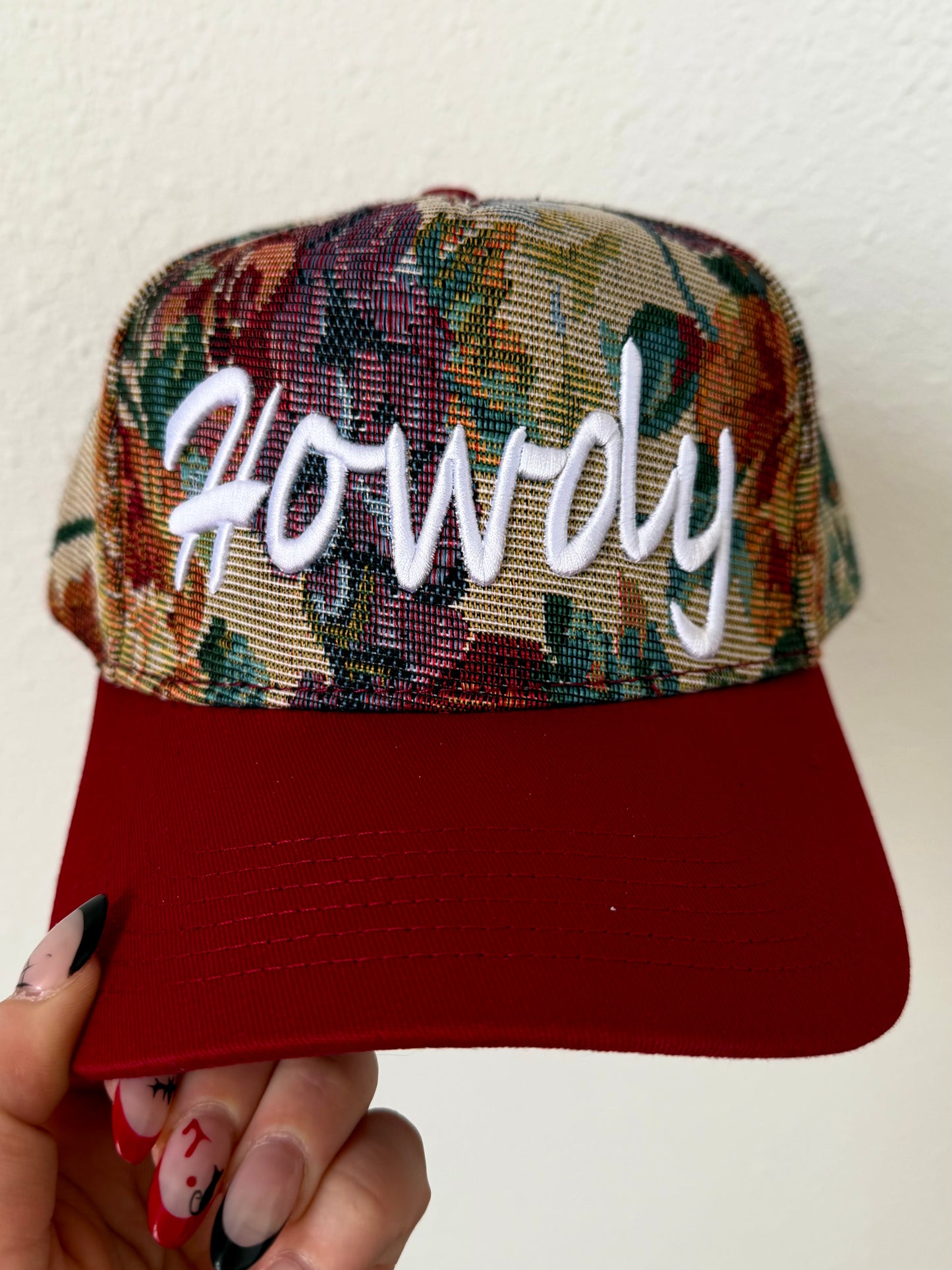 Howdy Tapestry Trucker Hat