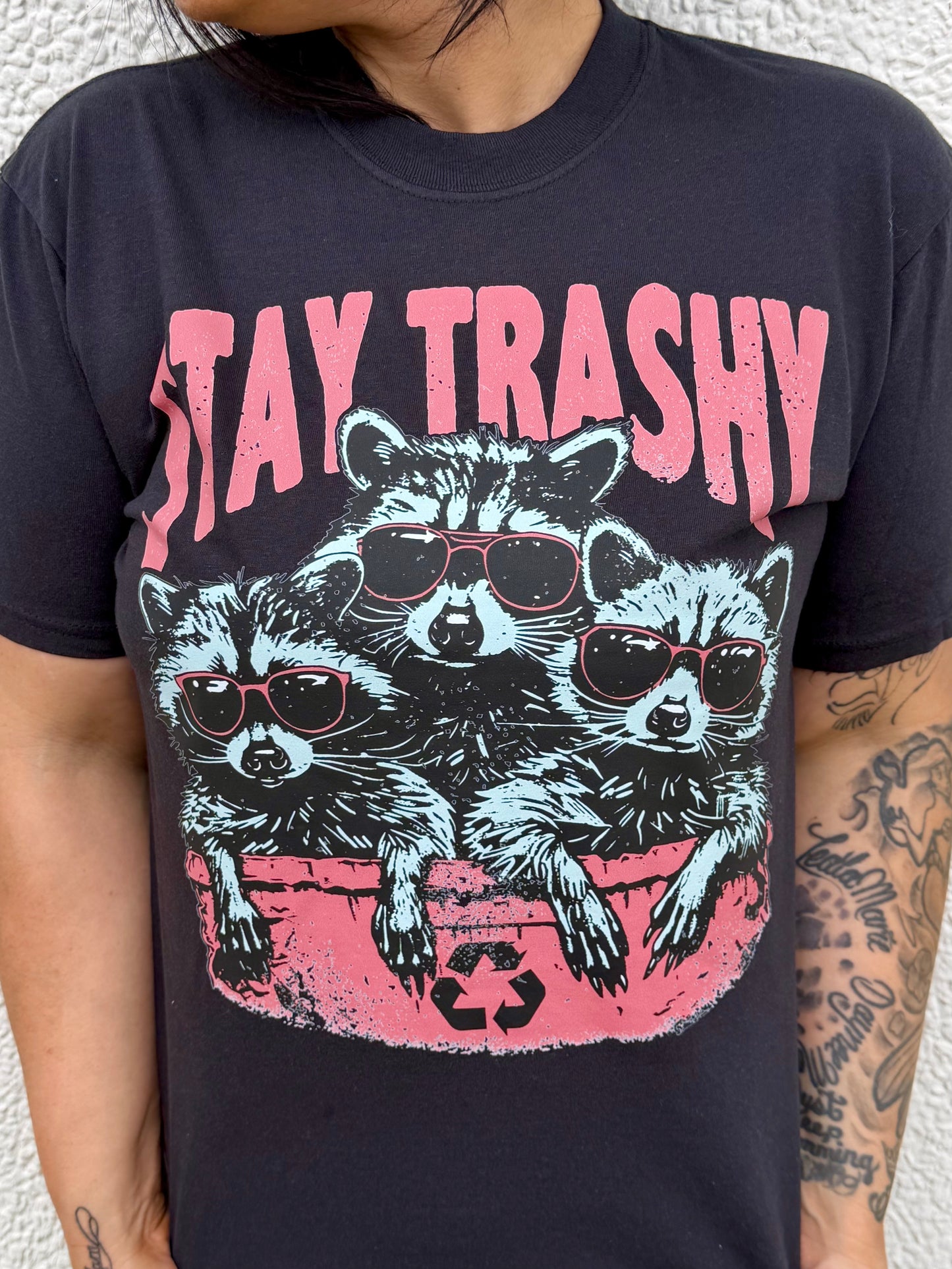Stay Trashy Raccoon | Comfort Colors Graphic Tees