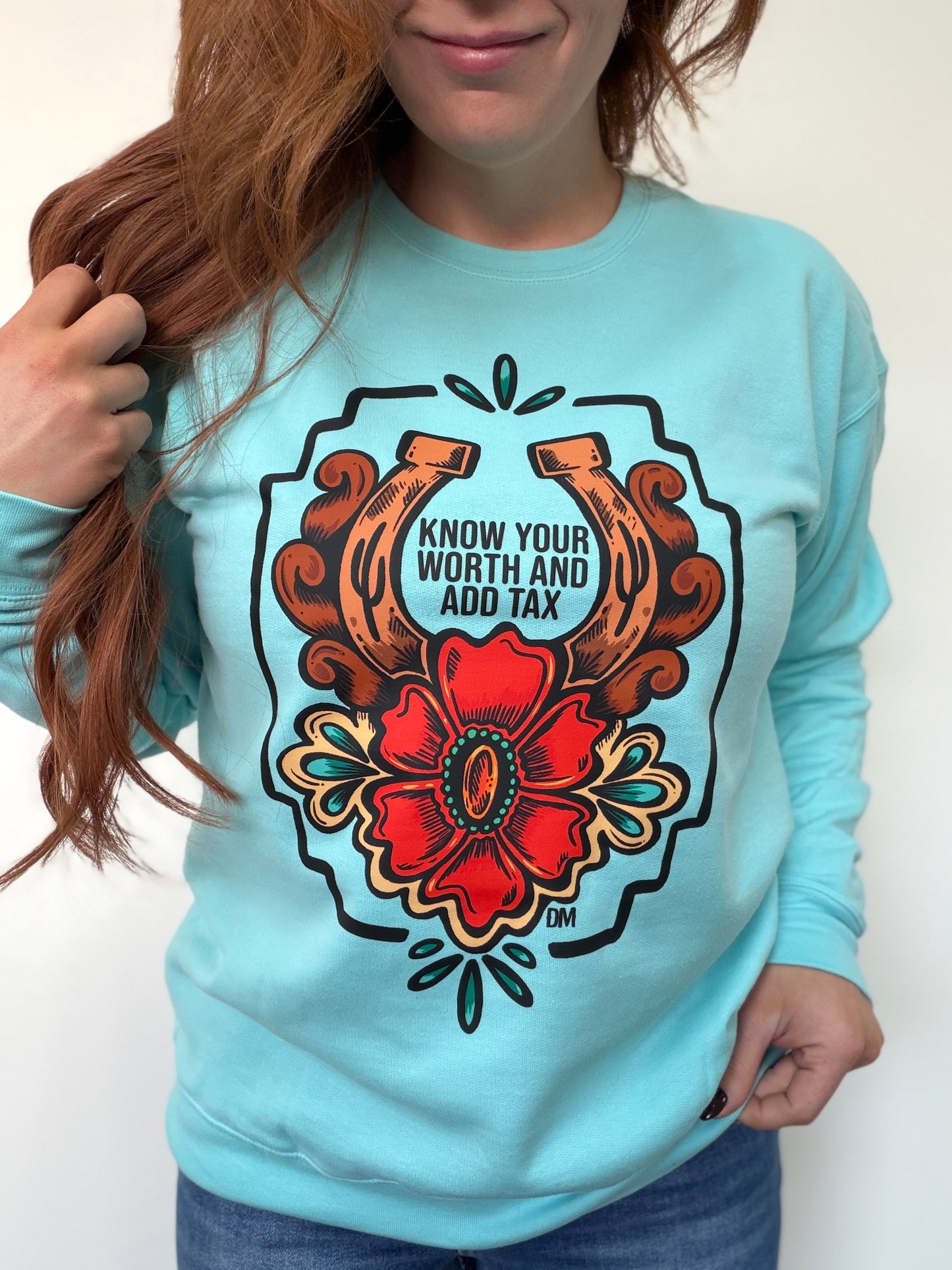 Know Your Worth Crewneck Sweatshirt
