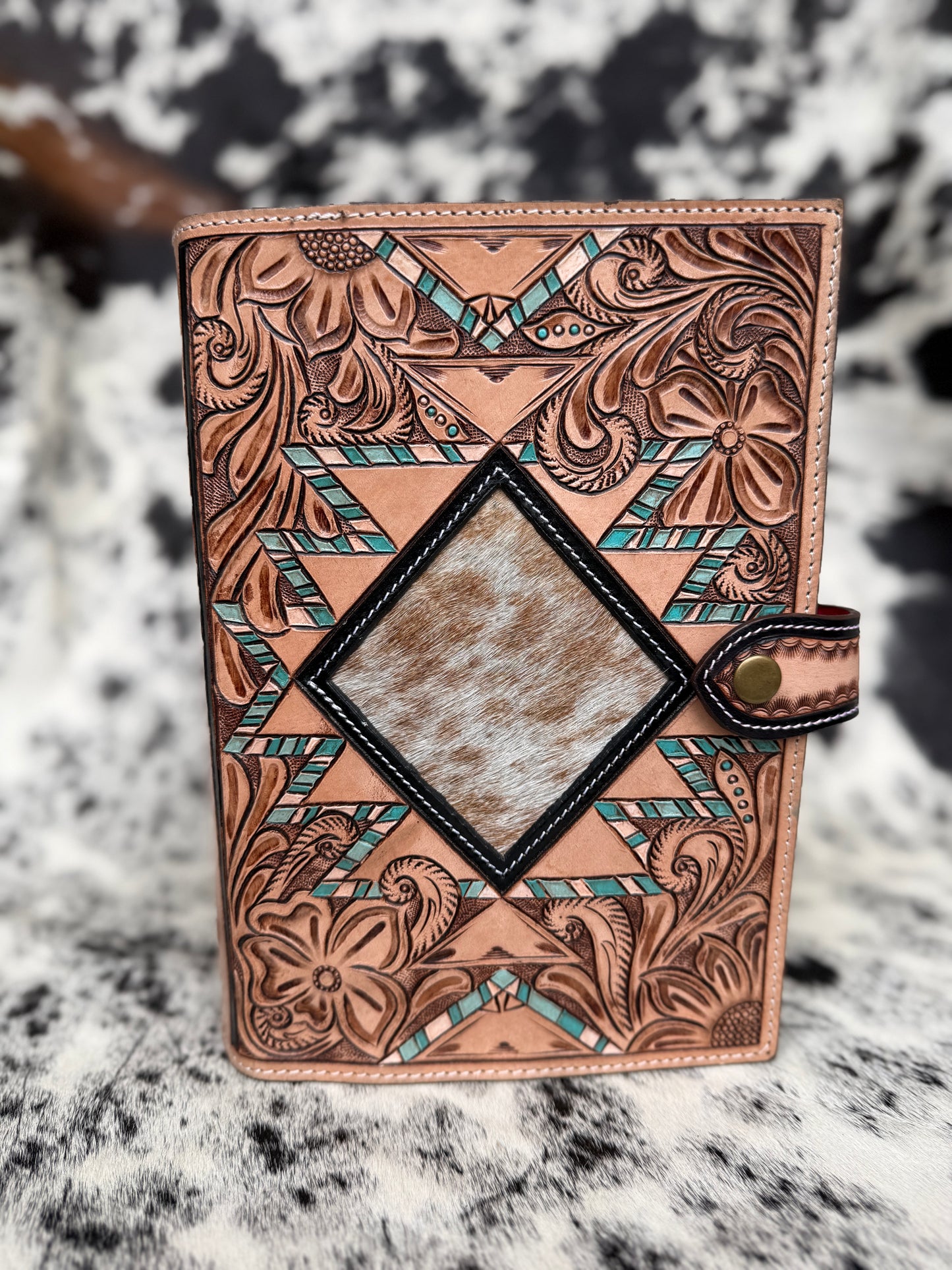 Leather Tooled Bible Cover