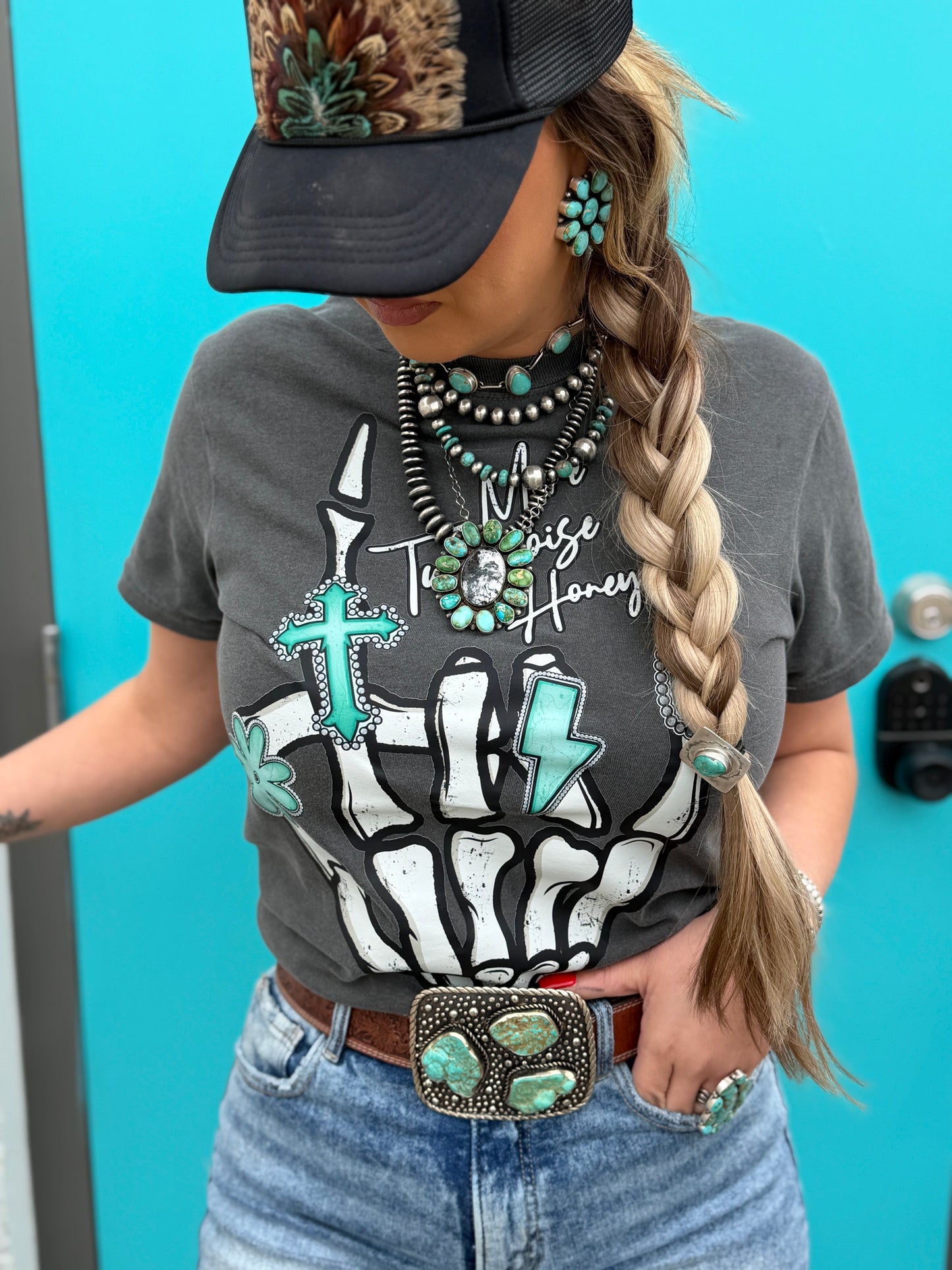 More Turquoise Honey Graphic Tee – Comfort Colors Unisex Tee