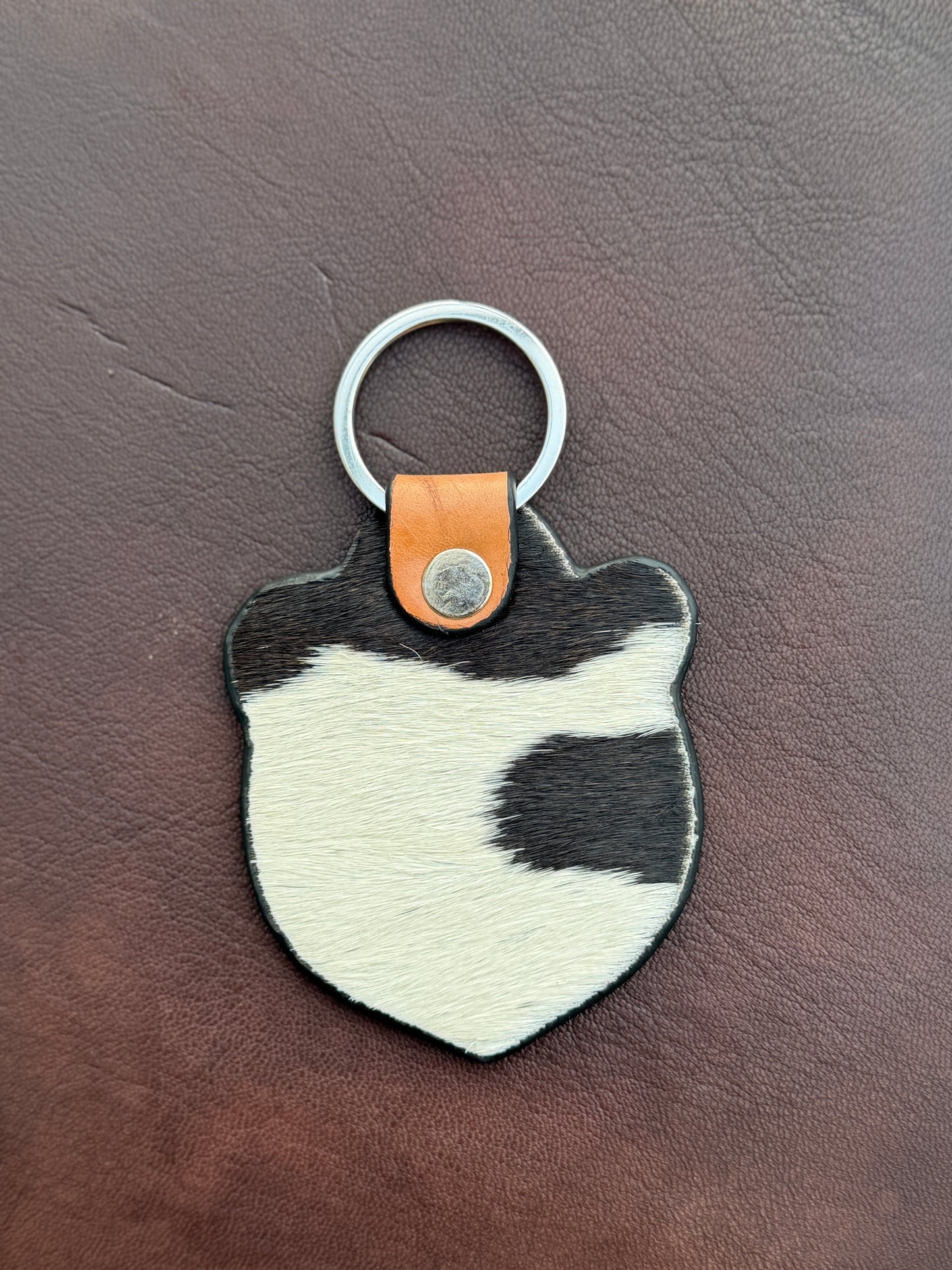 👽 Alien Alan Leather Keychain