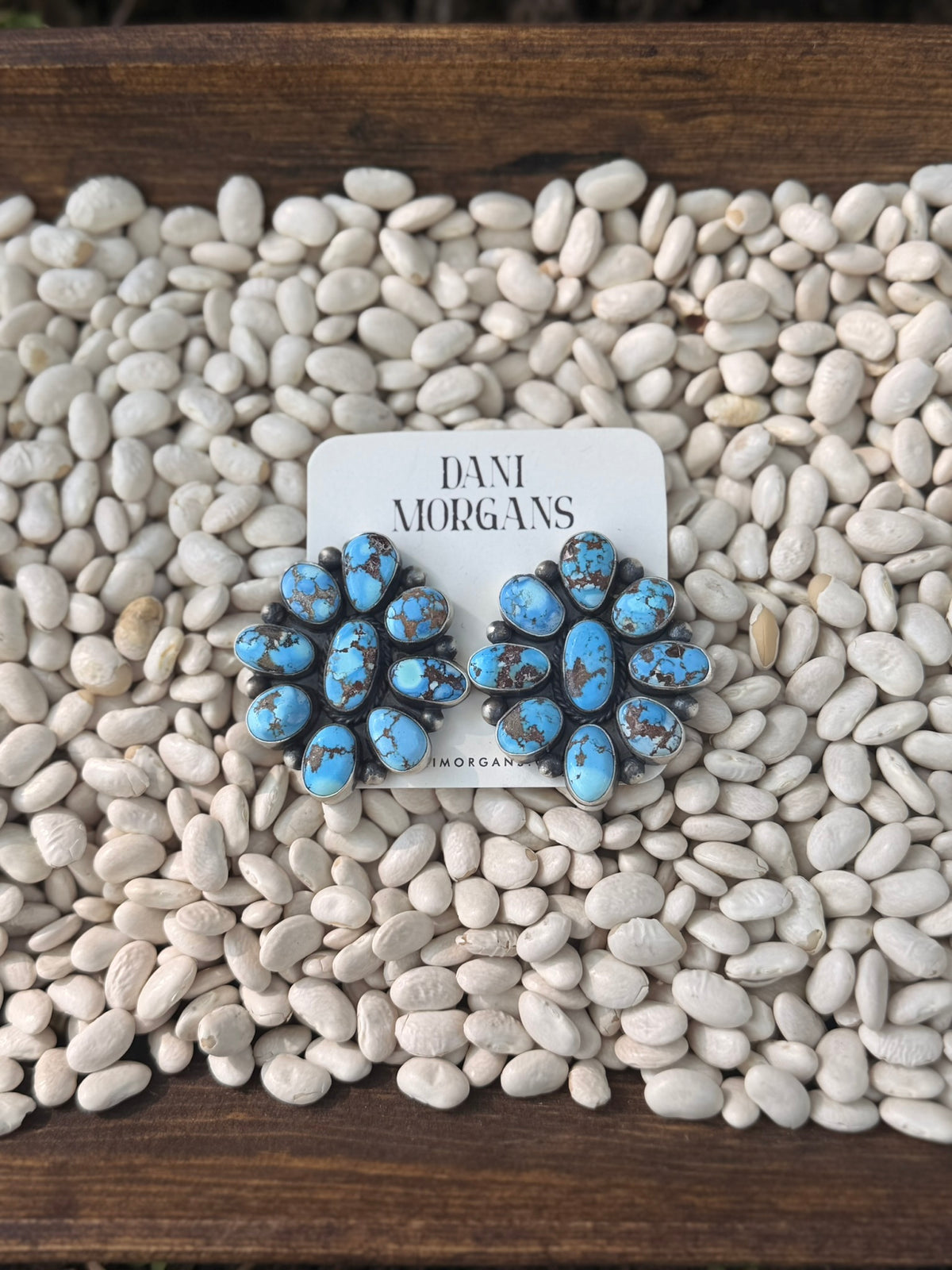 TS Golden Hills Full Cluster Earrings