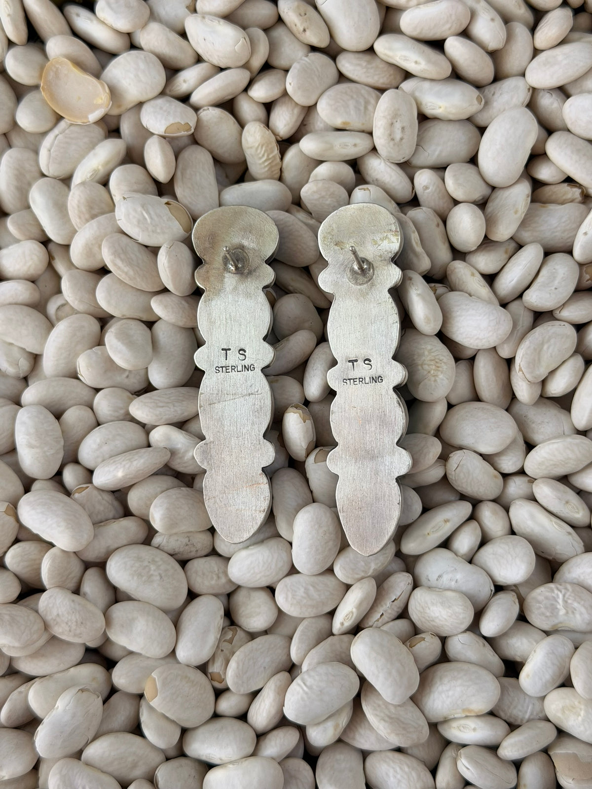 TS 4 Stone Dangle Earrings