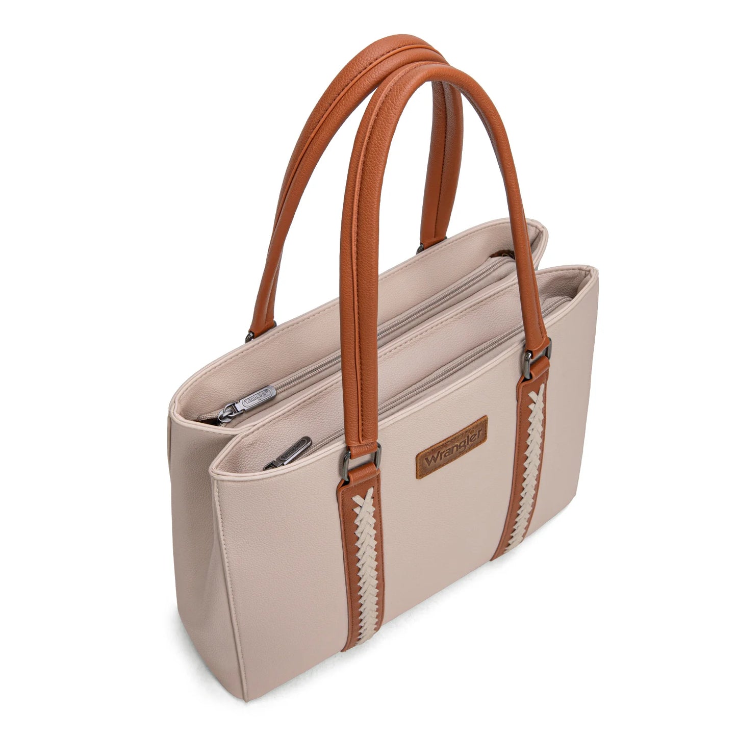 Wrangler Dual-Compartment Carry-All Tote & Crossbody Bag