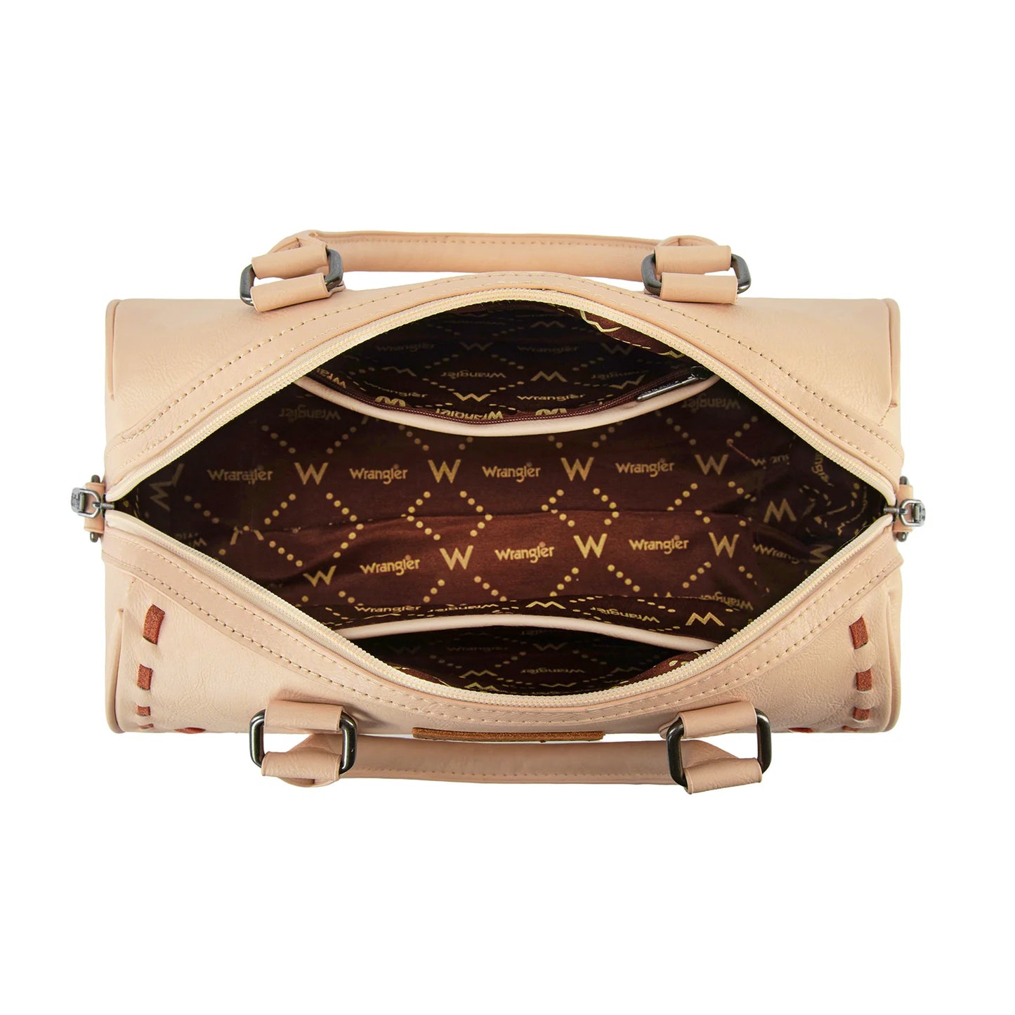 Wrangler Heritage Stitch Barrel Satchel