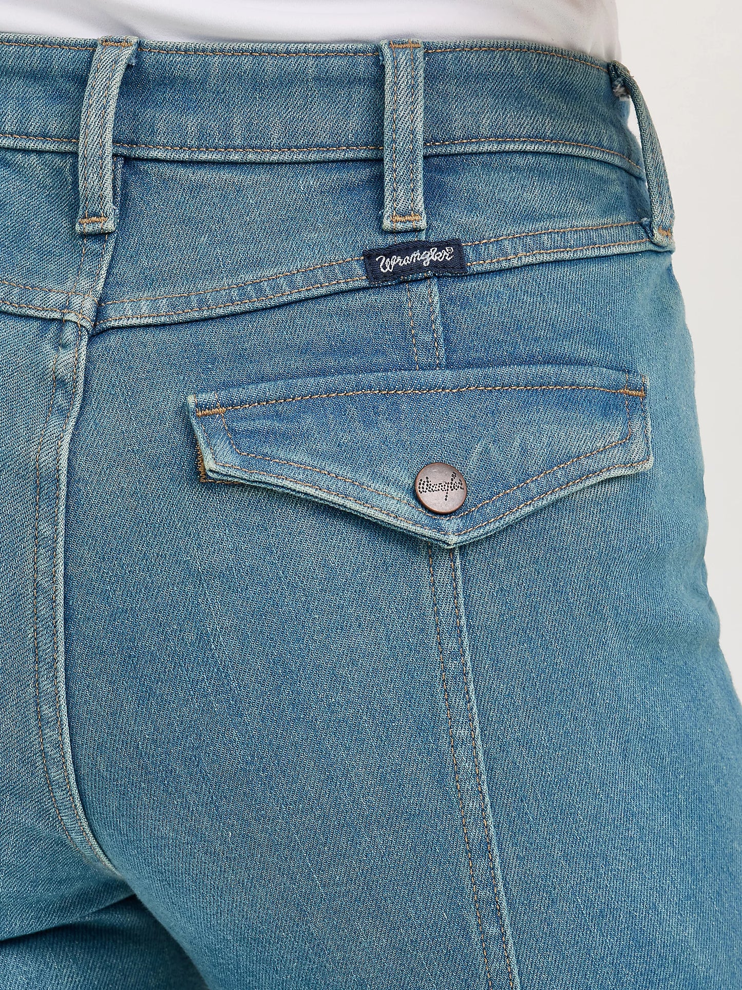 Women's Wrangler Retro® Bailey High Rise Pintuck Trouser Jean in Brooklyn