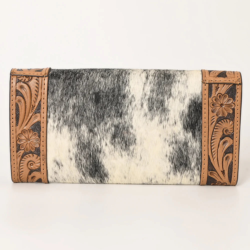 Wildflower Hair-On Leather Wallet by American Darling