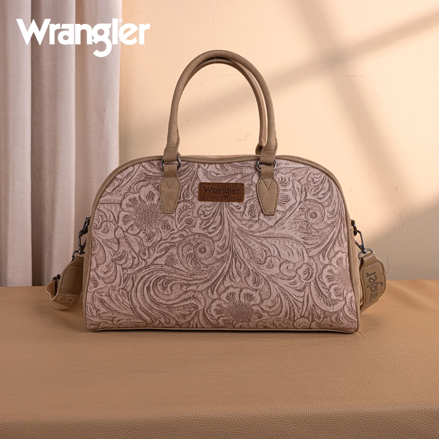 Wrangler Vintage Floral Printed Duffle Bag