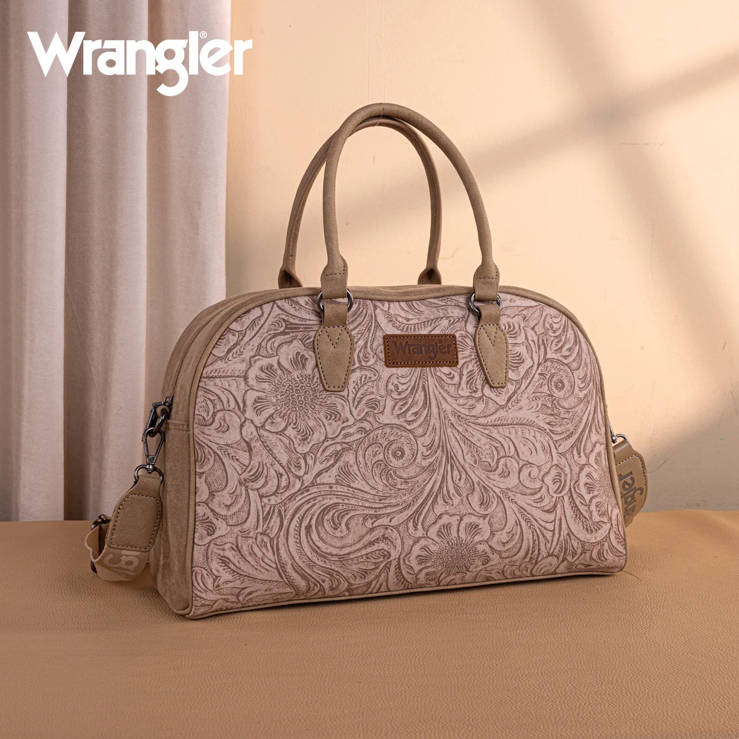 Wrangler Vintage Floral Printed Duffle Bag