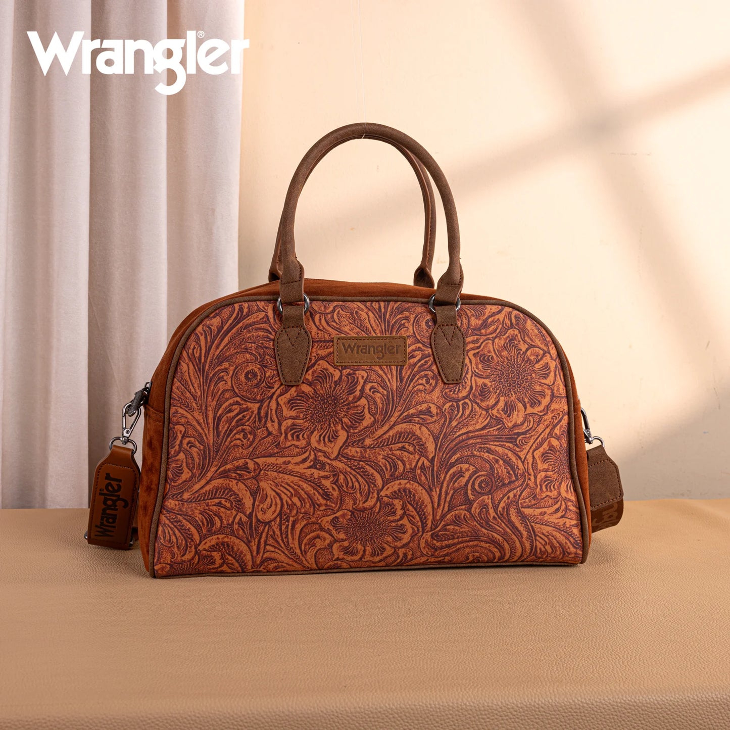Wrangler Vintage Floral Printed Duffle Bag