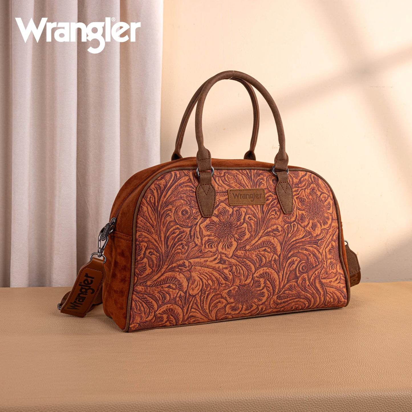 Wrangler Vintage Floral Printed Duffle Bag