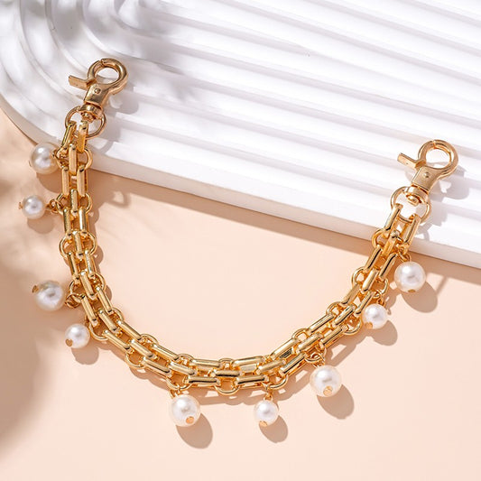 Pearl Bag Chain and Charm
