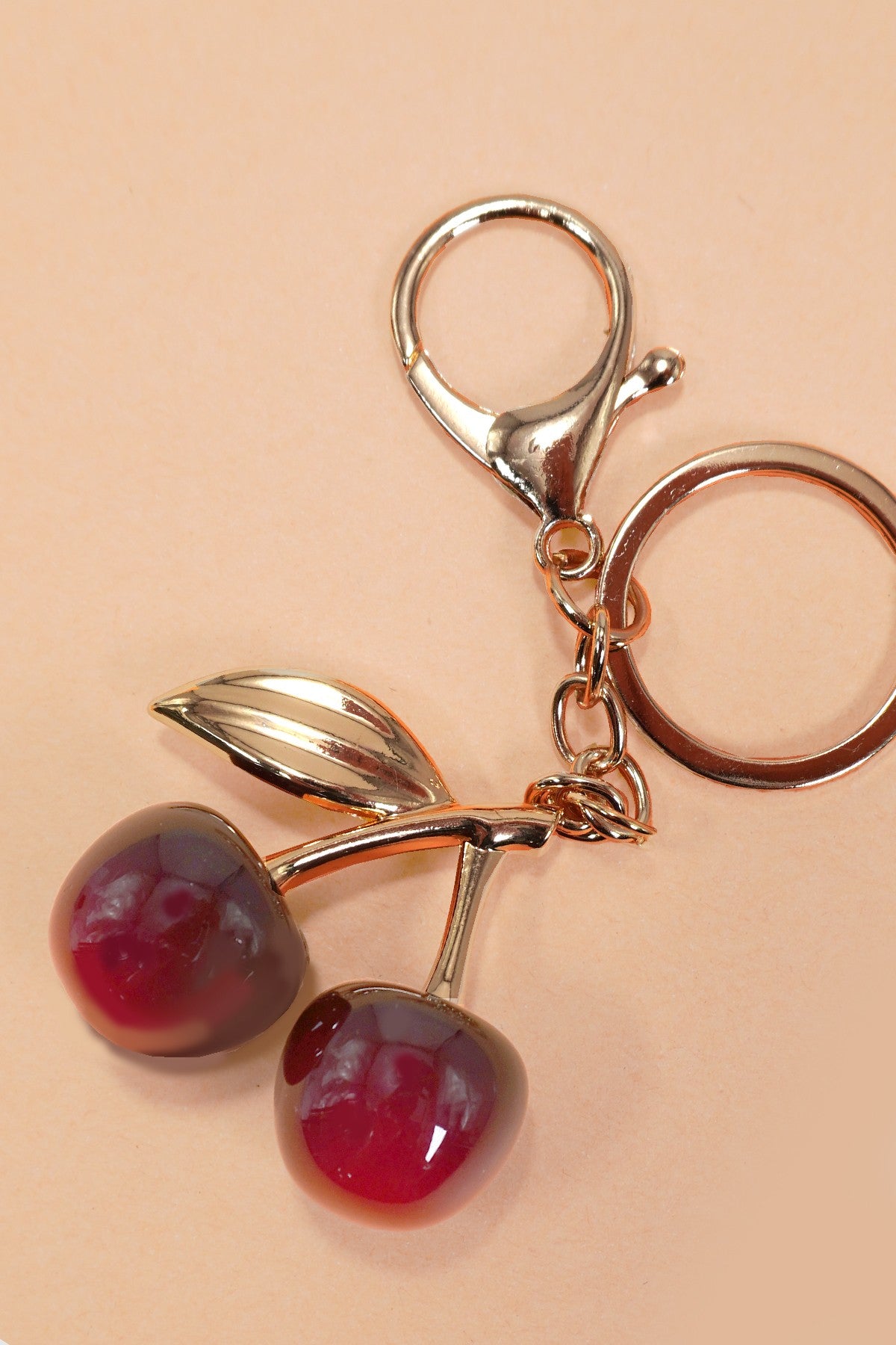 Cherry Drop Bag Charm