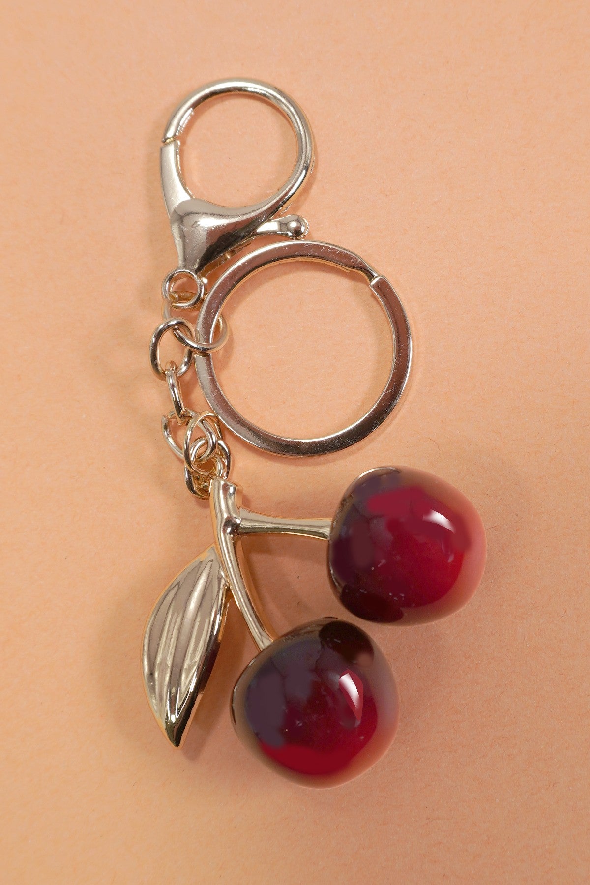 Cherry Drop Bag Charm