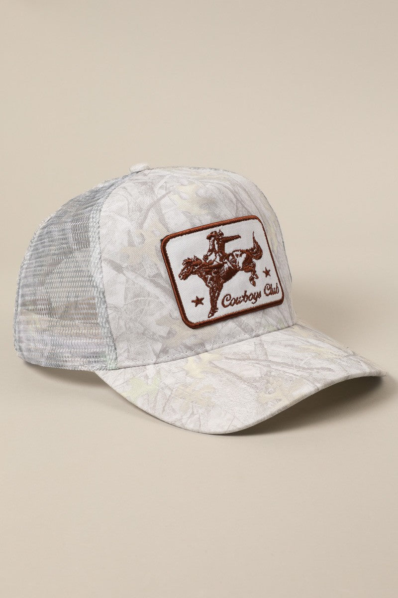 Cowboy Club Camo Hat