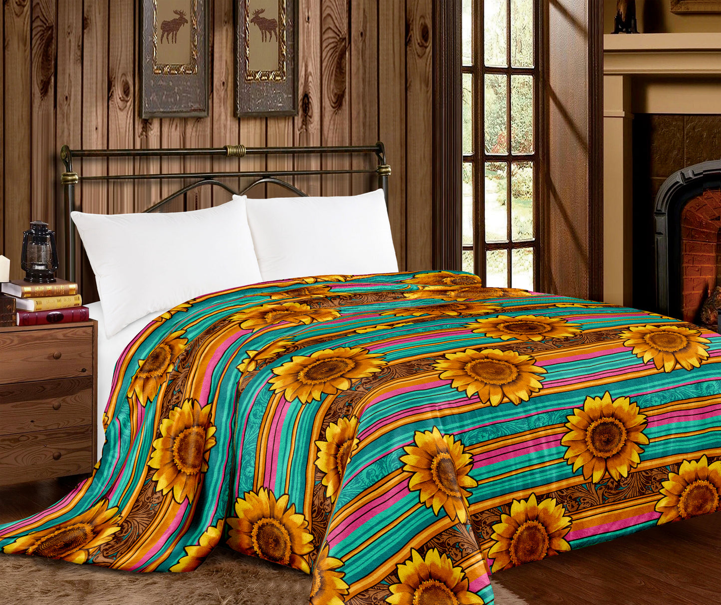 🤎 Western Printed King Size Blanket – Super Soft & Cozy 🤎