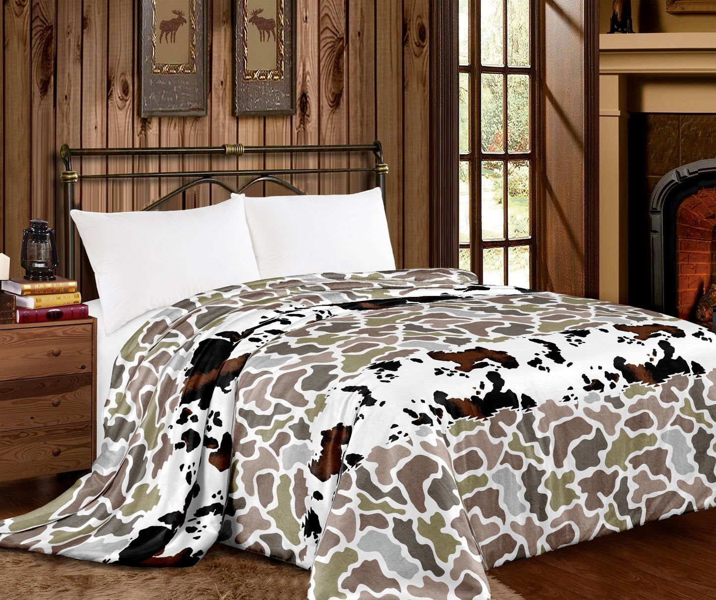 🤎 Western Printed King Size Blanket – Super Soft & Cozy 🤎