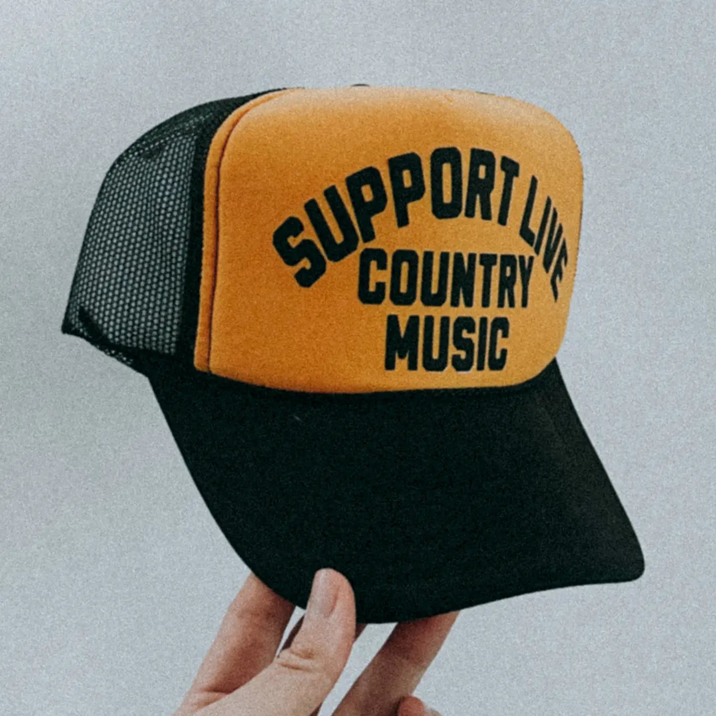 Support Live Country Music Trucker Hat
