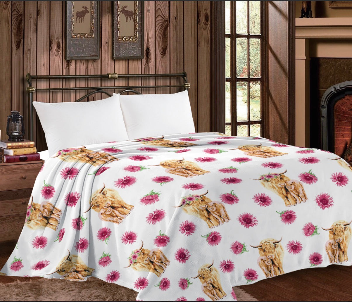 Western Dreamscape Lightweight Throw Blanket – Ultra Soft | Twin & Queen Sizes