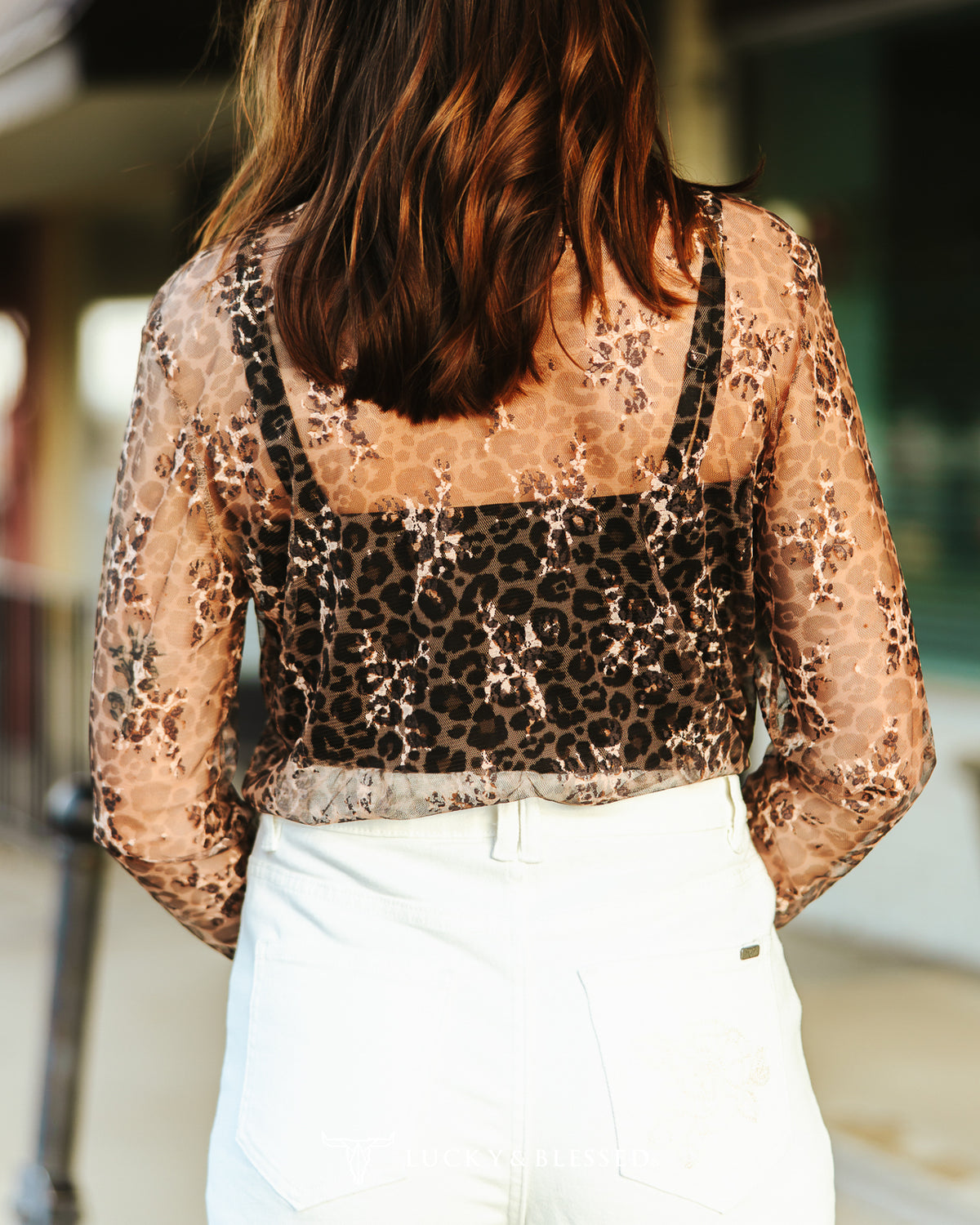 Wildflower Lace Sheer Mesh Top