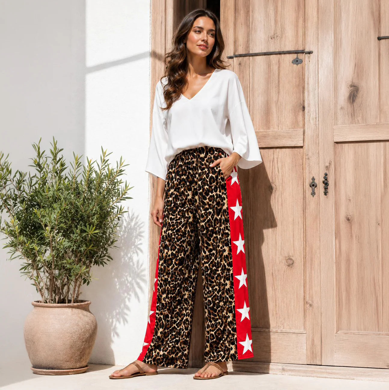 Wild Star Wide Leg Pants