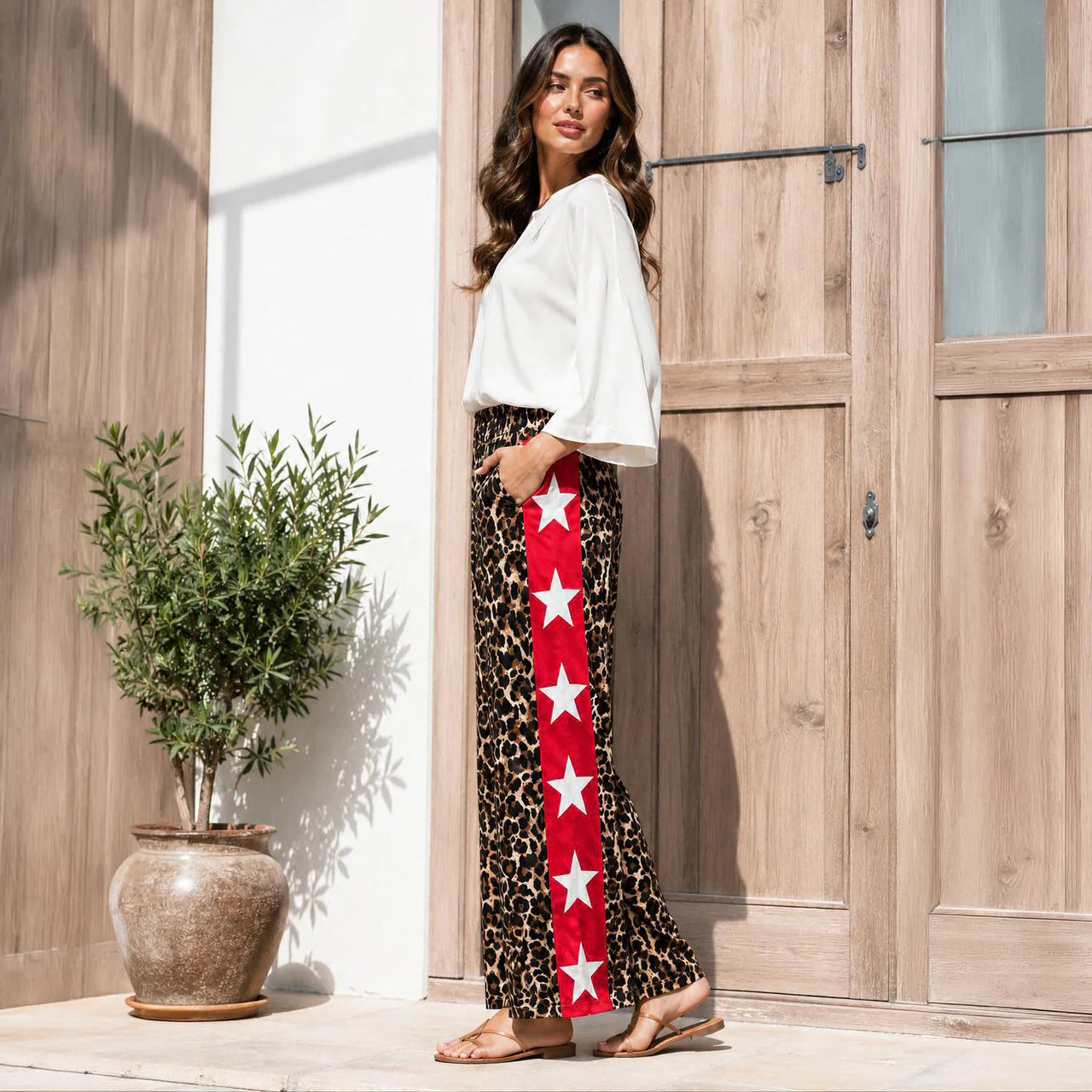 Wild Star Wide Leg Pants