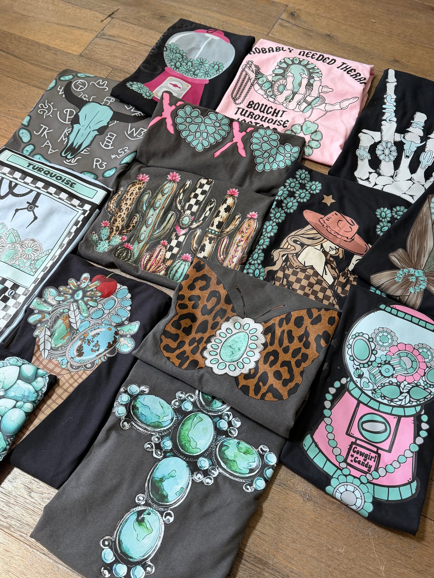 Turquoise Obsession Mystery Tee Bundle | 2 Comfort Colors® Western Graphic Tees