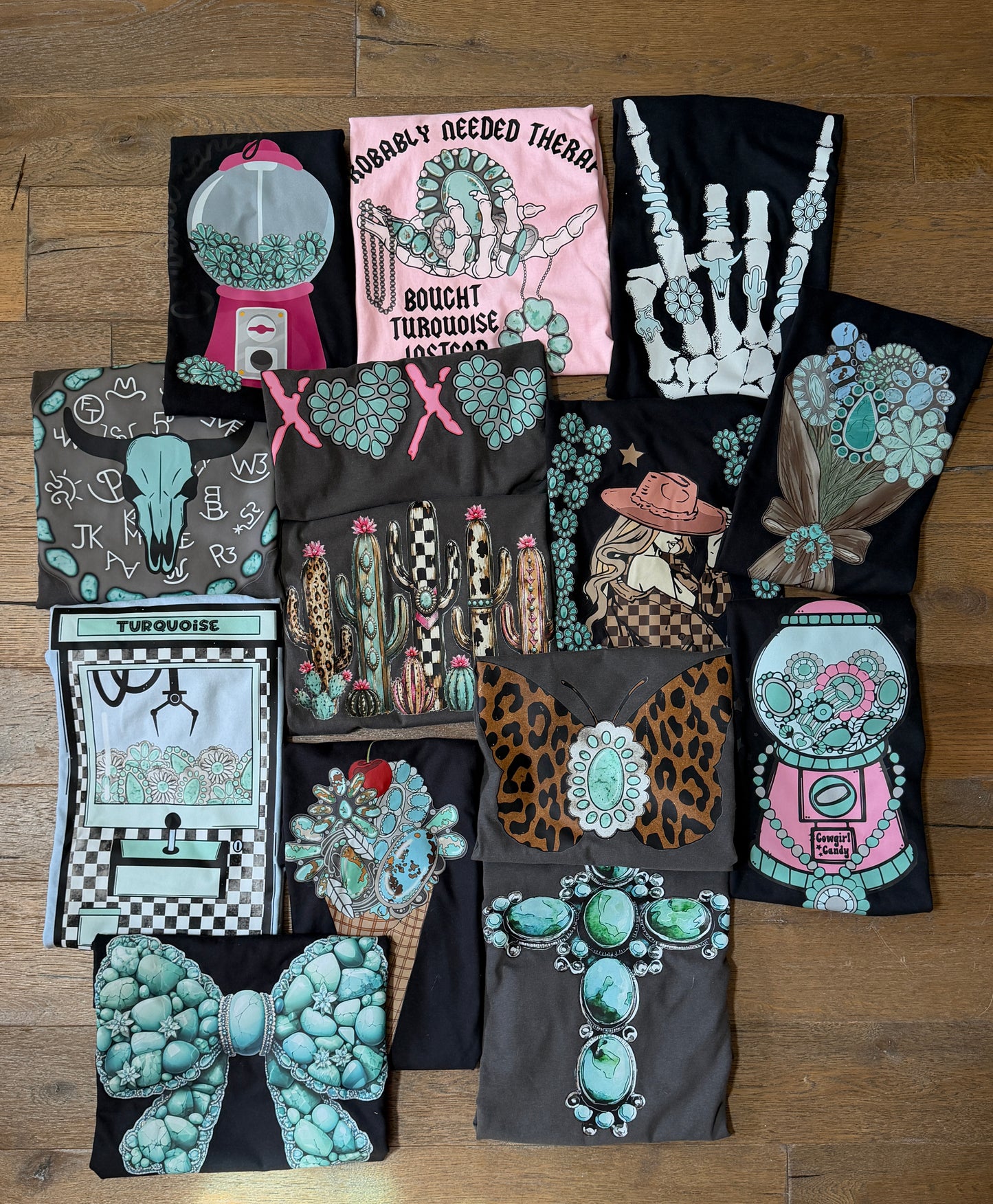 Turquoise Obsession Mystery Tee Bundle | 2 Comfort Colors® Western Graphic Tees