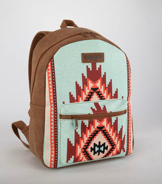 Dani Morgans x Wrangler Western Horizon Collection Canvas Backpack