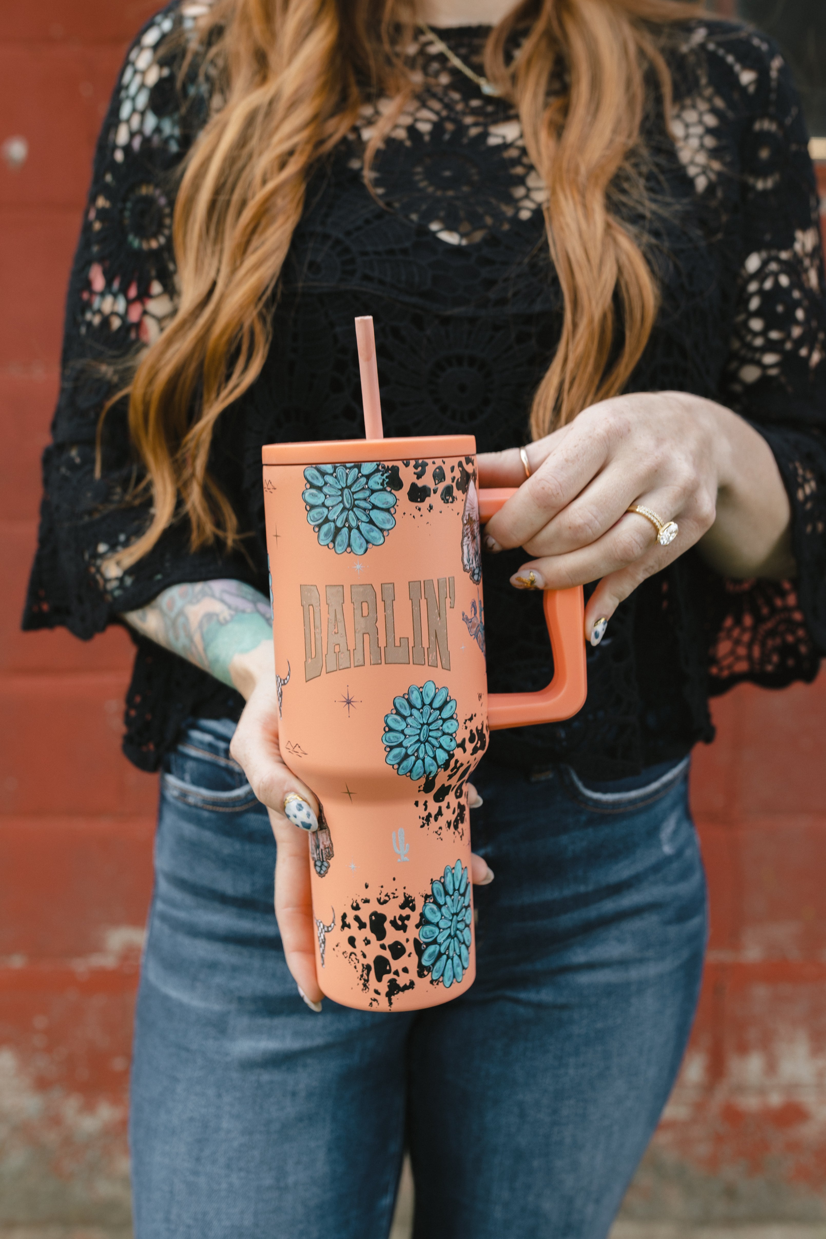 Darlin Desert Drinker 40 oz Western Tumbler – Dani Morgans