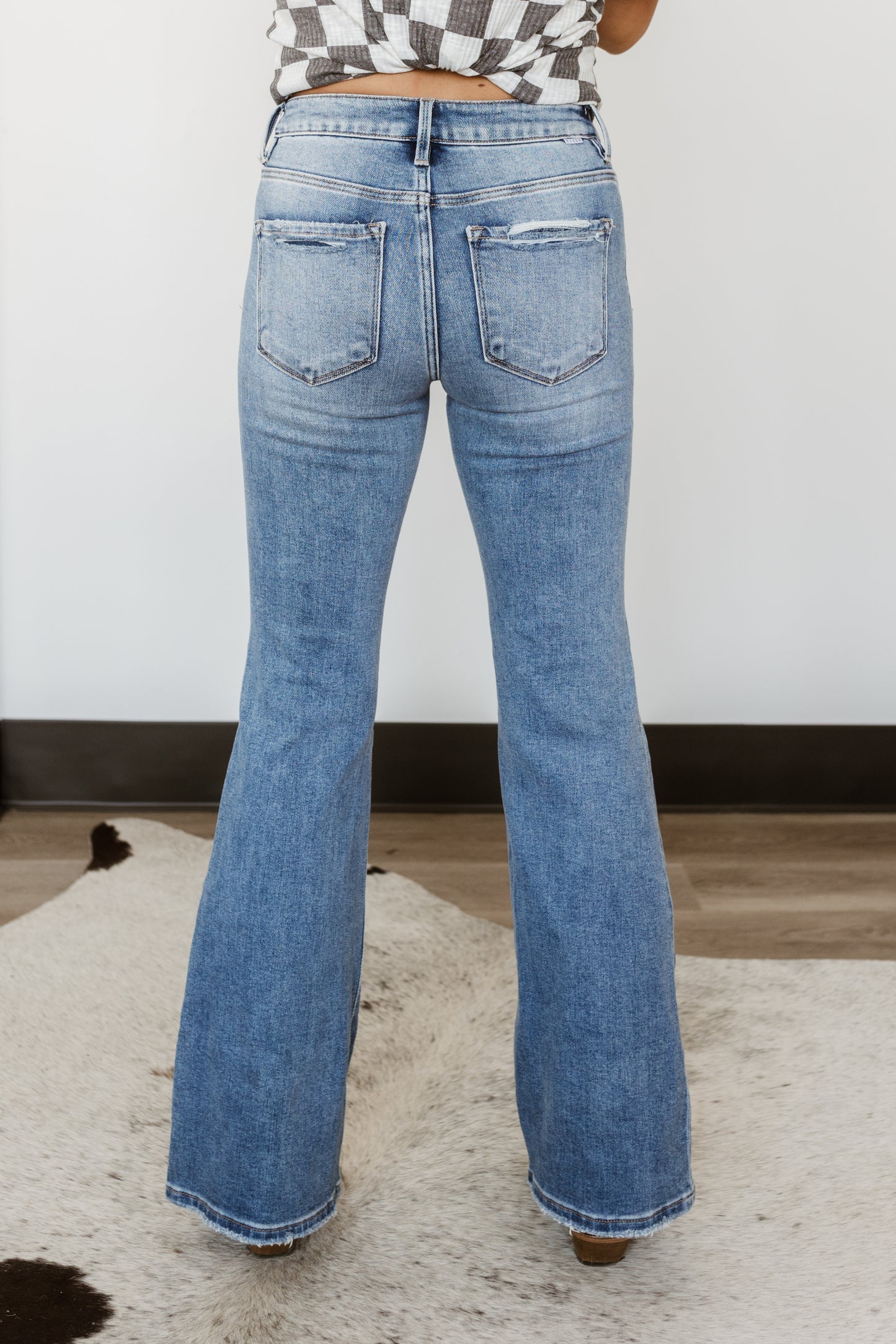 Tummy Control Mid Rise Stretchy Jeans by Risen