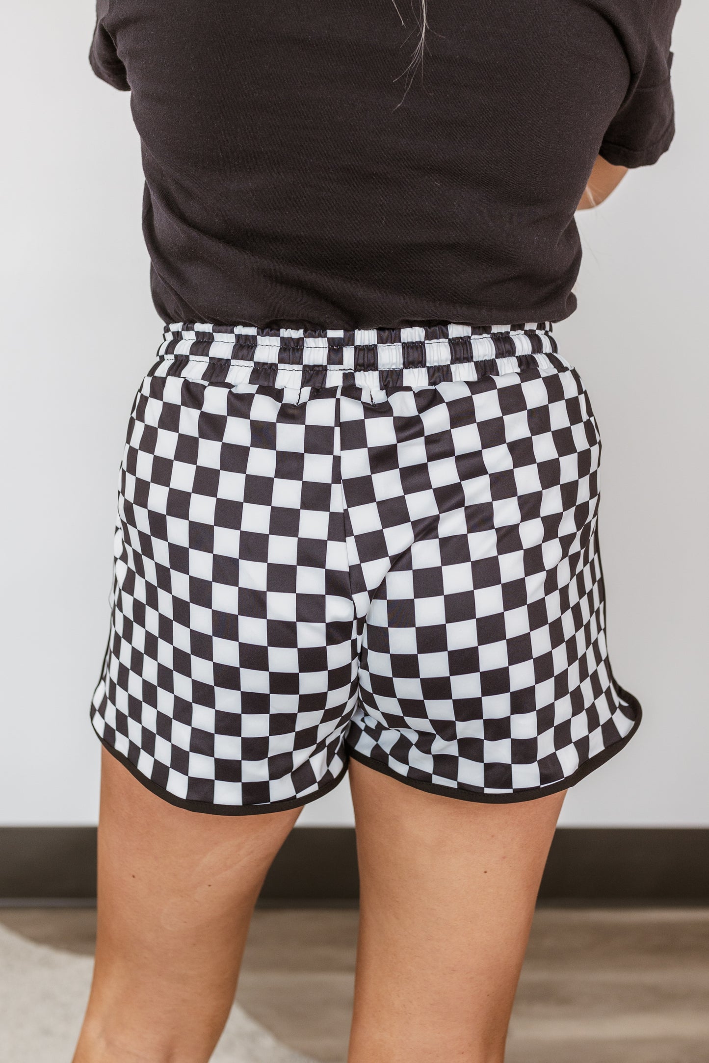 Round The Track Checkered Shorts