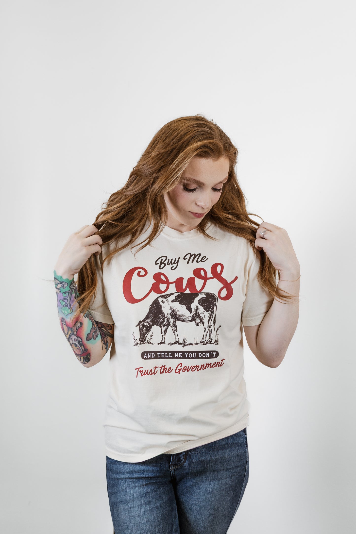 Buy Me Cows Western Graphic Tee – Unisex Comfort Colors T-Shirt