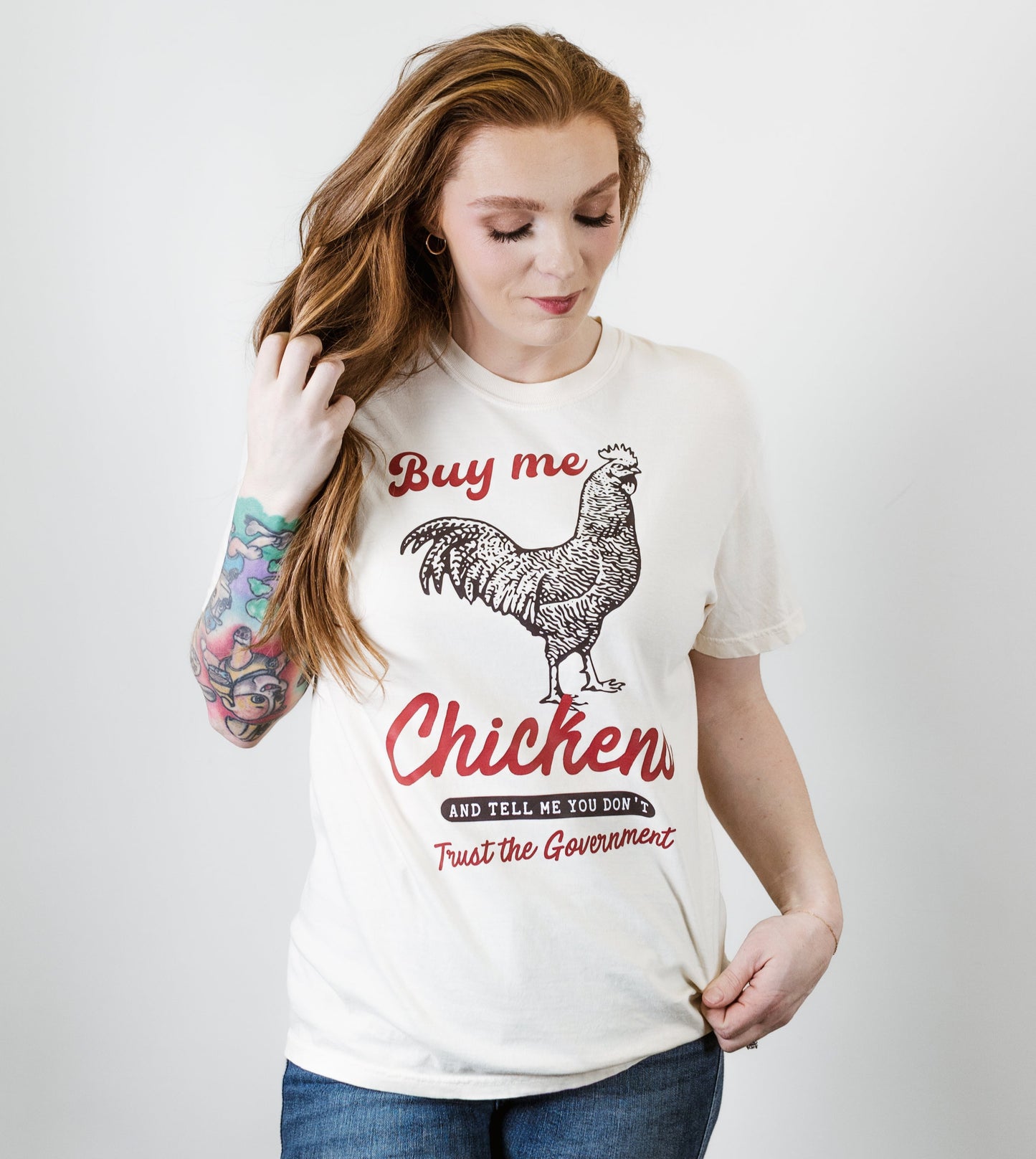 Buy Me Chicken Western Graphic Tee – Unisex Comfort Colors T-Shirt