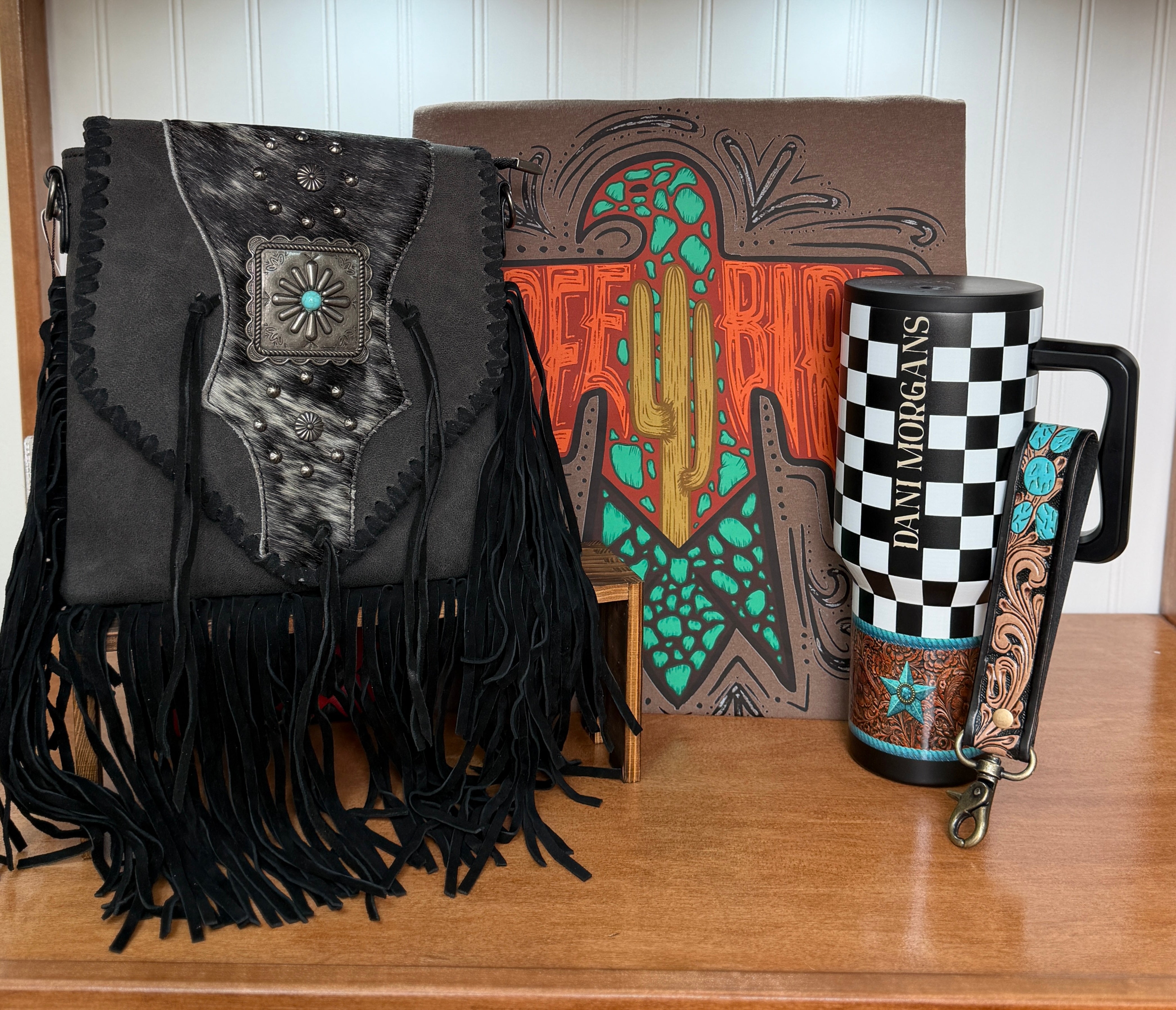 Western Mystery Bundle Box- Western Handbag, Tumbler, Tee, and