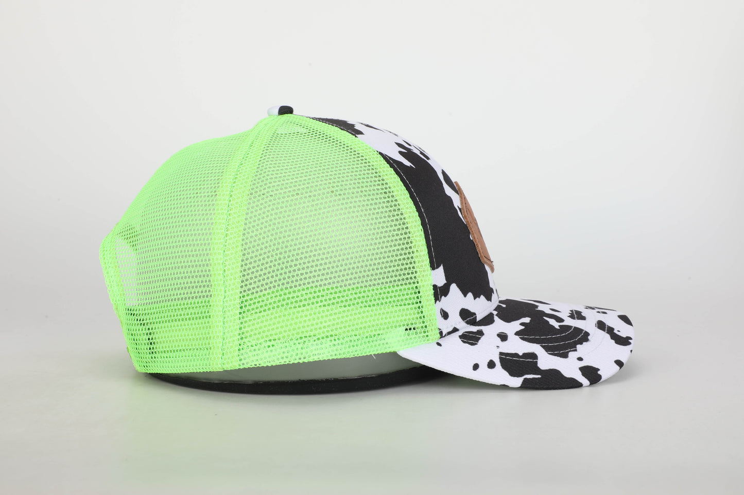 Green Highland Cow Trucker Hat