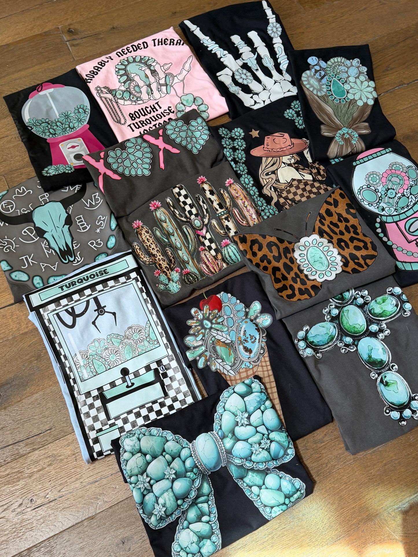 Turquoise Obsession Mystery Tee Bundle | 2 Comfort Colors® Western Graphic Tees