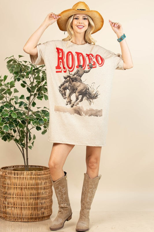 Rodeo Rebel T-Shirt Dress