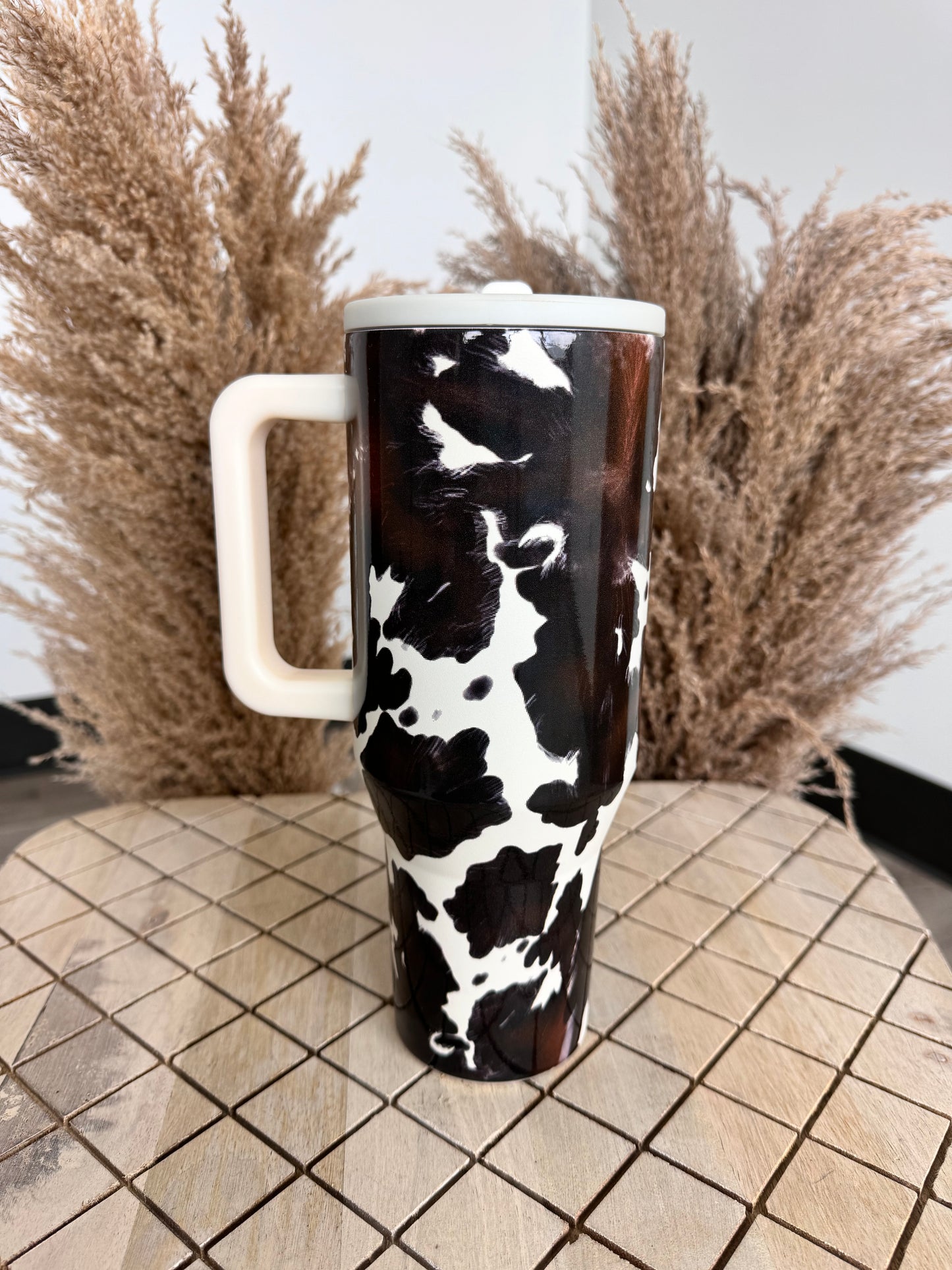 Cow Print Western 40oz Leak Proof Tumbler