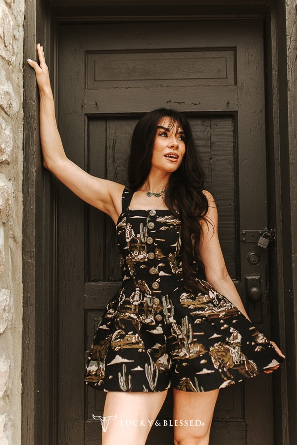 Desert After Dark Western Romper