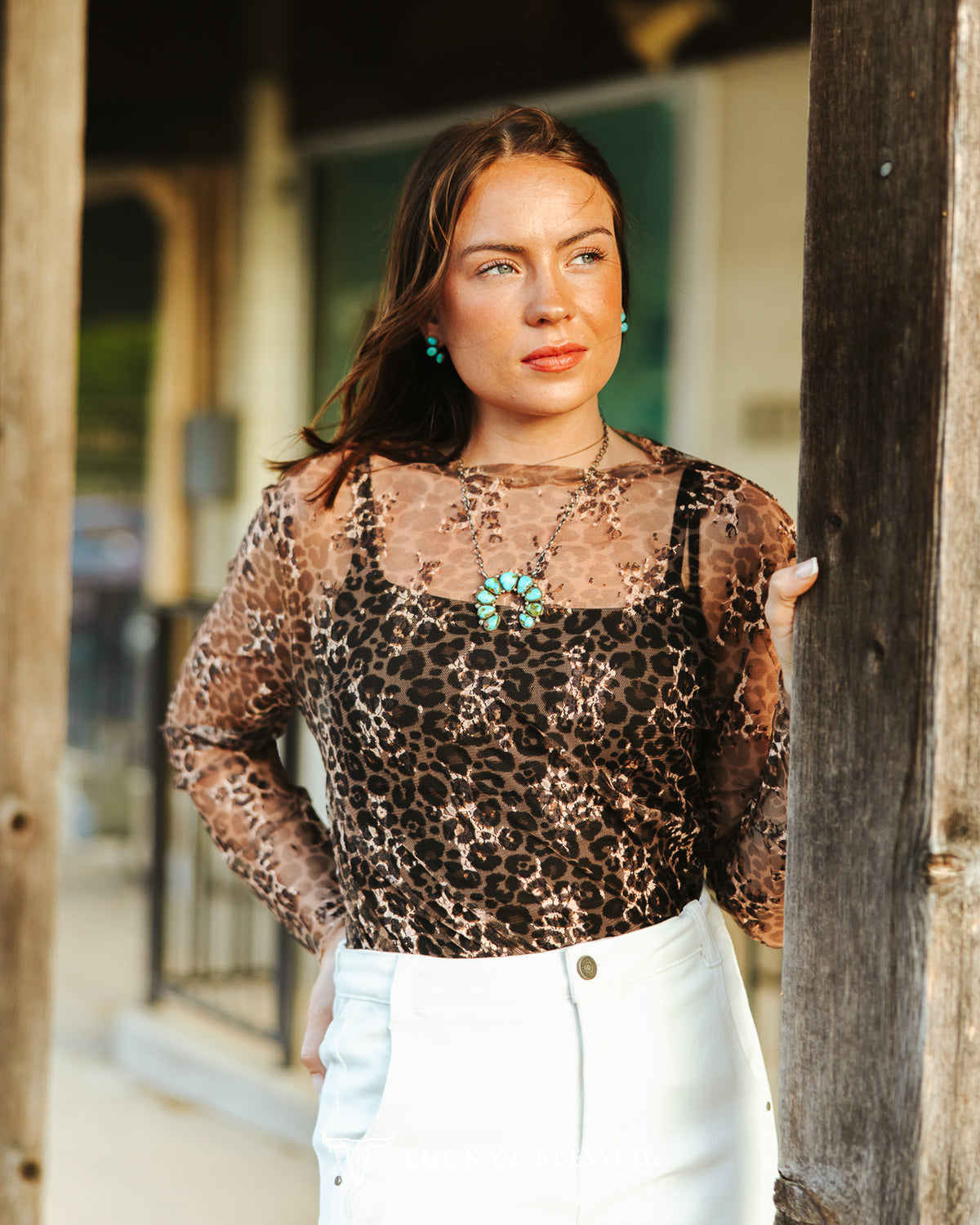 Wildflower Lace Sheer Mesh Top
