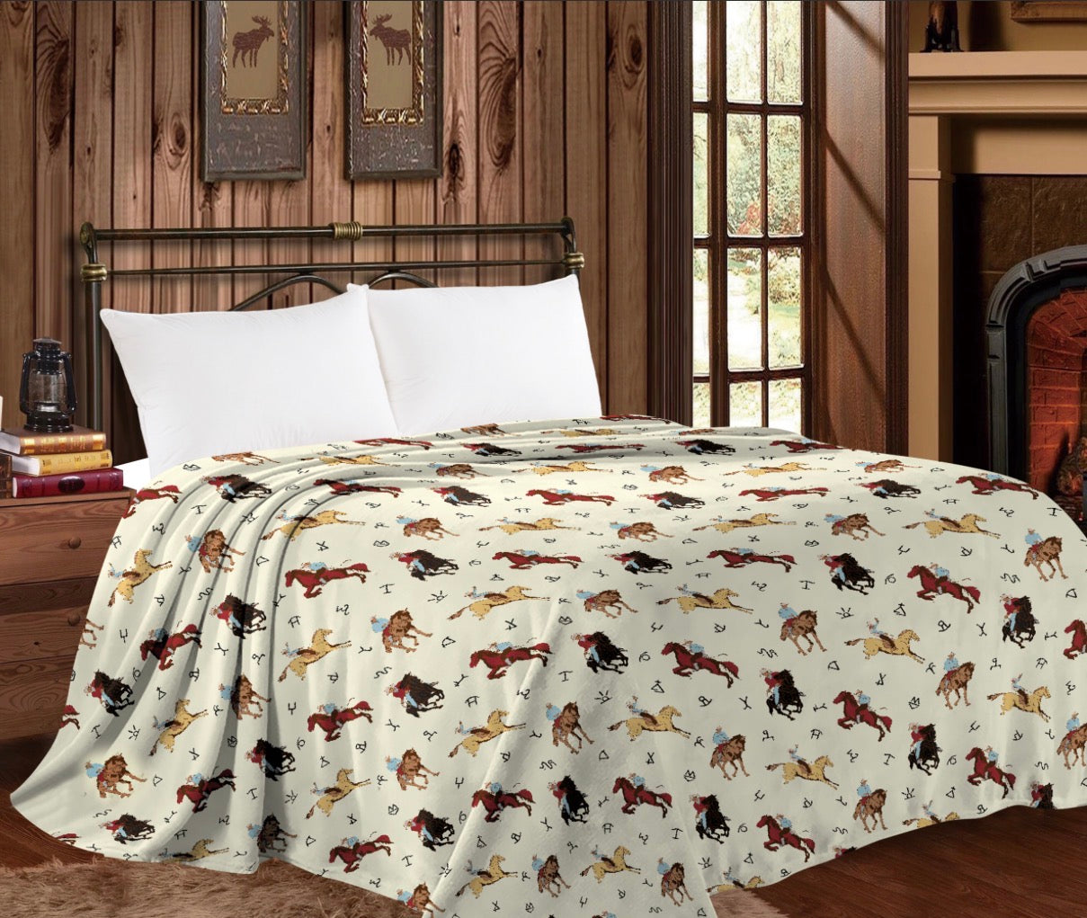 Western Dreamscape Lightweight Throw Blanket – Ultra Soft | Twin & Queen Sizes