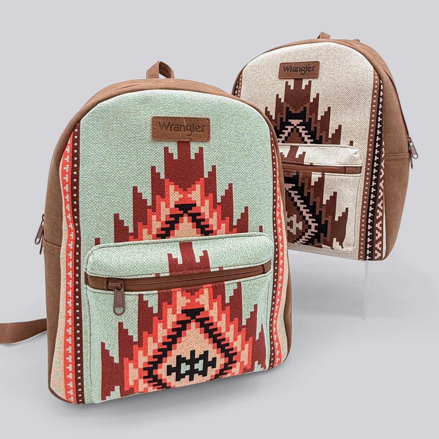 Dani Morgans x Wrangler Western Horizon Collection Canvas Backpack