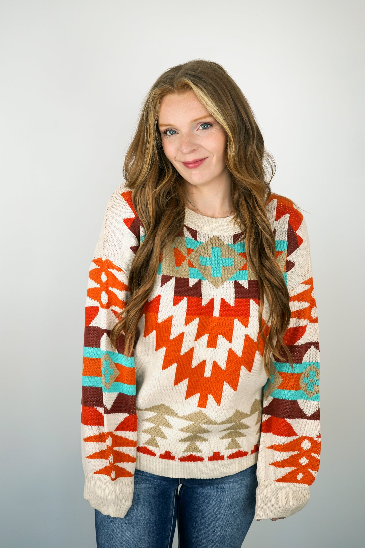 Western Love Knit Sweater